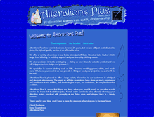 Tablet Screenshot of alterationsplus.biz